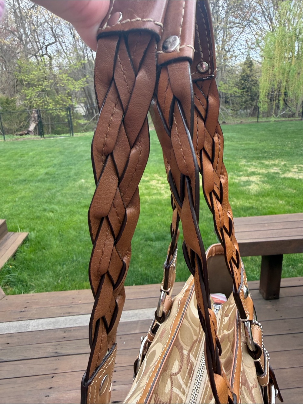 Coach Y2K Optic Braided Tote - Picture 4 of 9